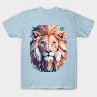 The Vibrant Mosaic Colors of the Lion T-Shirt